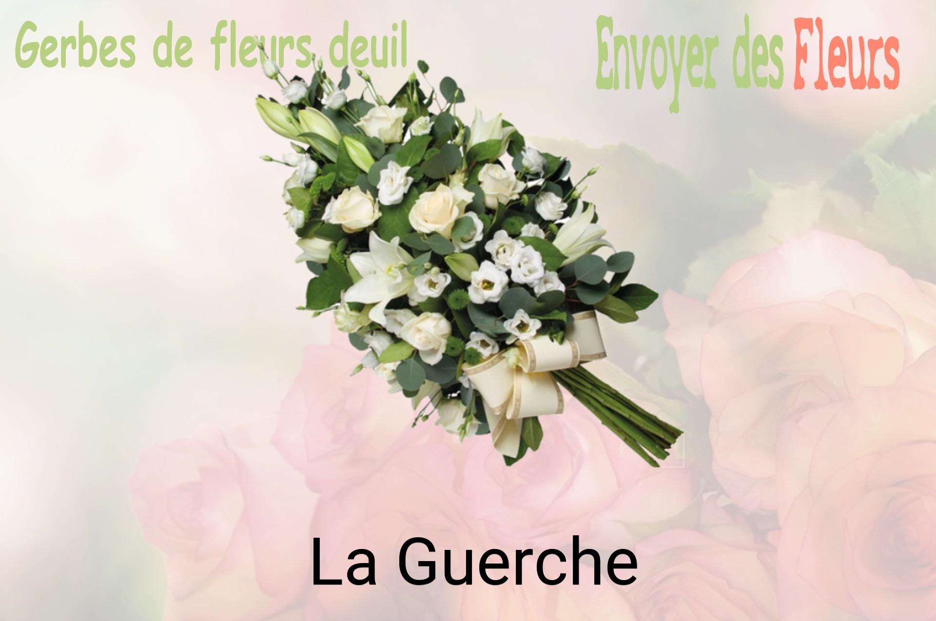 Gerbe de fleurs de deuil livrée à La Guerche